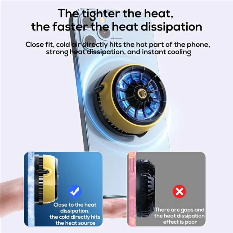 Memo Cx04 Magnetic Phone Cooler Radiator Полупроводник Охлаждающий Вентилятор Для Ios Android Pubg Game