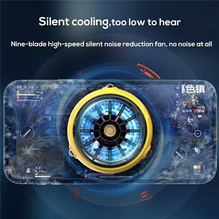 Memo Cx04 Magnetic Phone Cooler Radiator Полупроводник Охлаждающий Вентилятор Для Ios Android Pubg Game