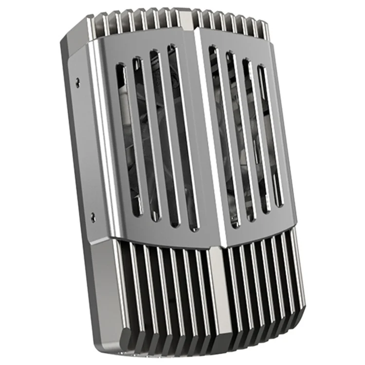 MEMO DL08 PUBG Gaming Mobile Phone Radiator Semiconductor Cooling Fan for iOS Android - Iron Grey