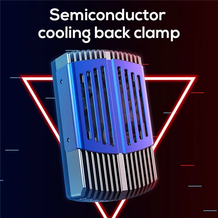 MEMO DL08 PUBG Gaming Mobile Phone Radiator Semiconductor Cooling Fan for iOS Android - Iron Grey