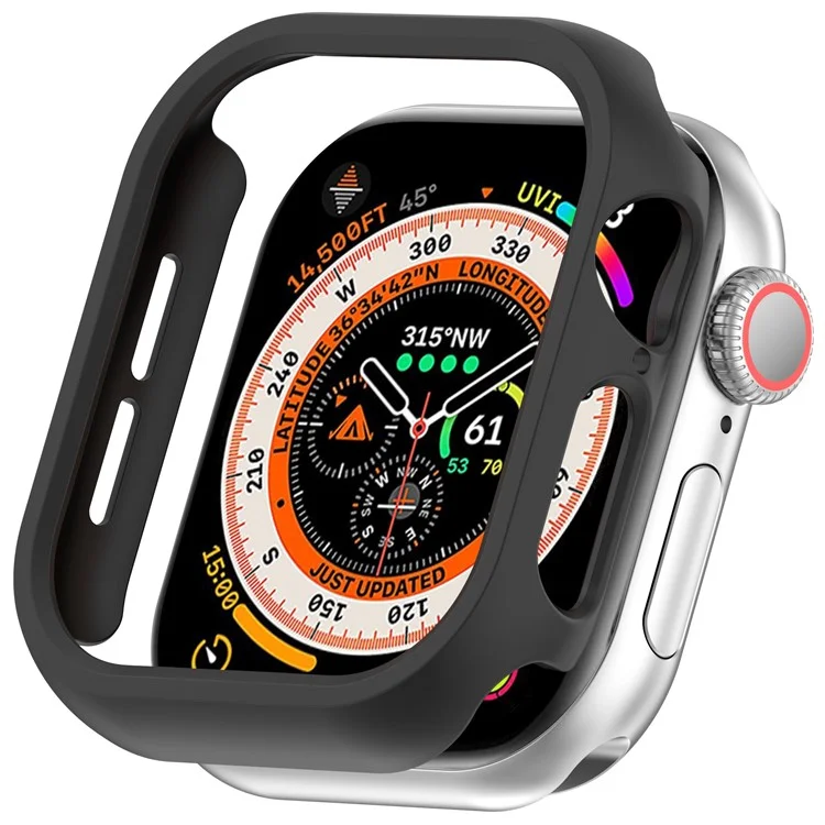 Para Apple Watch Series 10 42mm Cubierta Protectora Recortada PC Frame Case - Negro