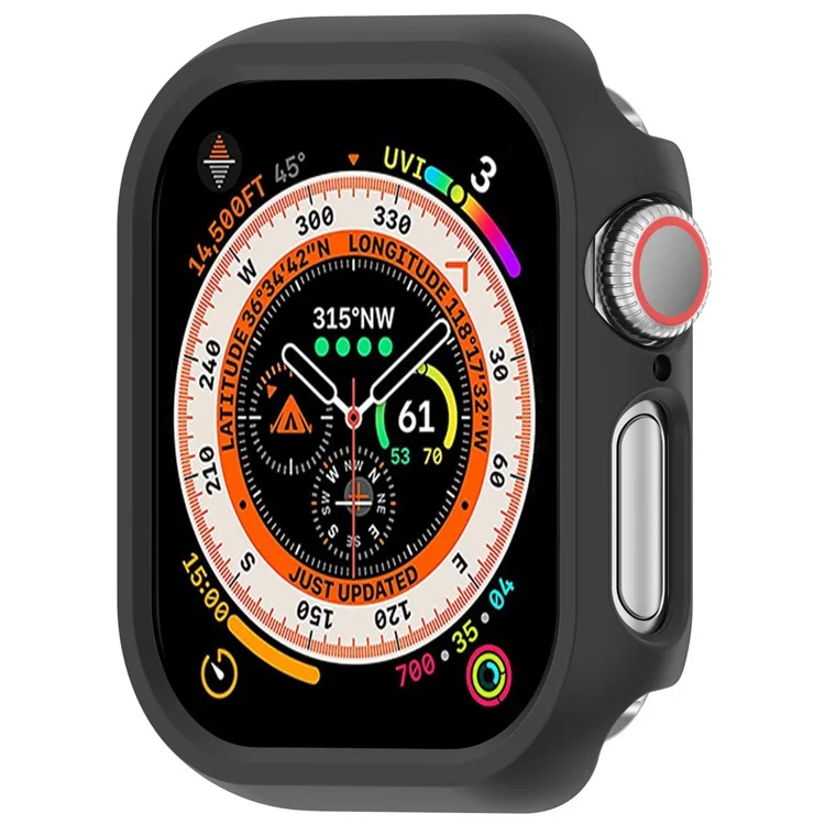 Para Apple Watch Series 10 42mm Cubierta Protectora Recortada PC Frame Case - Negro
