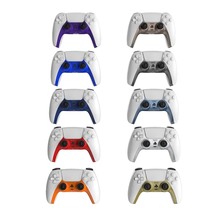 JYS P5-126 Gamepad Griff Vordere Mittelbedeckung Dekorative Frontplattengehäuse Hülle Für Playstation 5 PS5 Controller - Orange