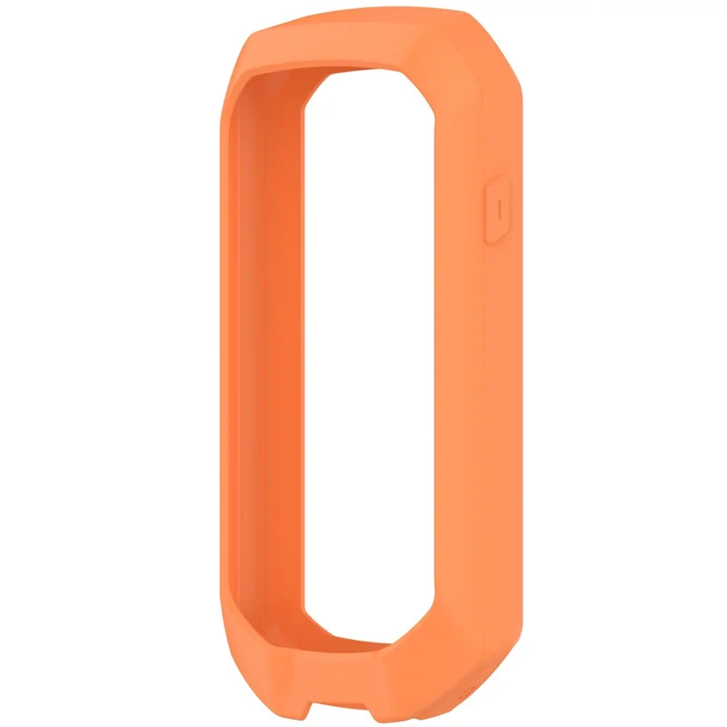 Silicone Case for Garmin Edge 1050 Bike Computer Half Cover Anti-Scratch Protective Cover - Orange