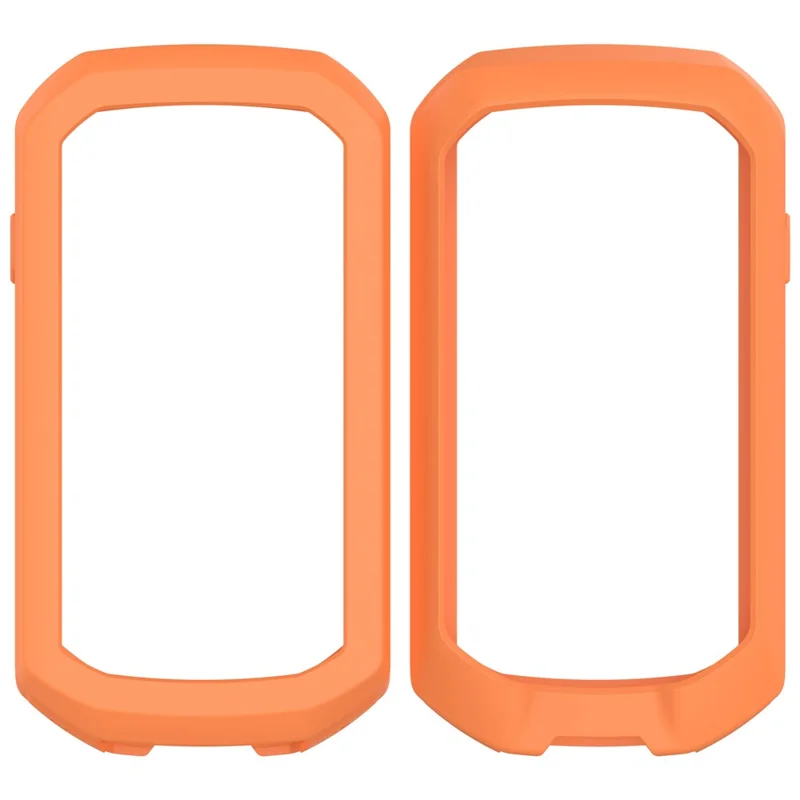 Silicone Case for Garmin Edge 1050 Bike Computer Half Cover Anti-Scratch Protective Cover - Orange