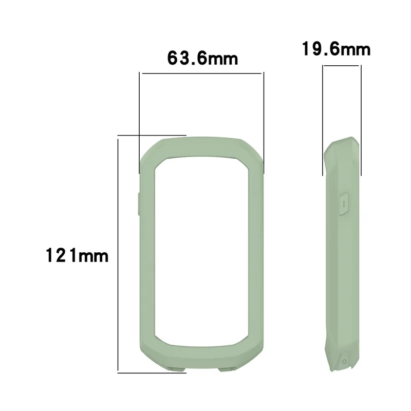 Silicone Case for Garmin Edge 1050 Bike Computer Half Cover Anti-Scratch Protective Cover - Orange