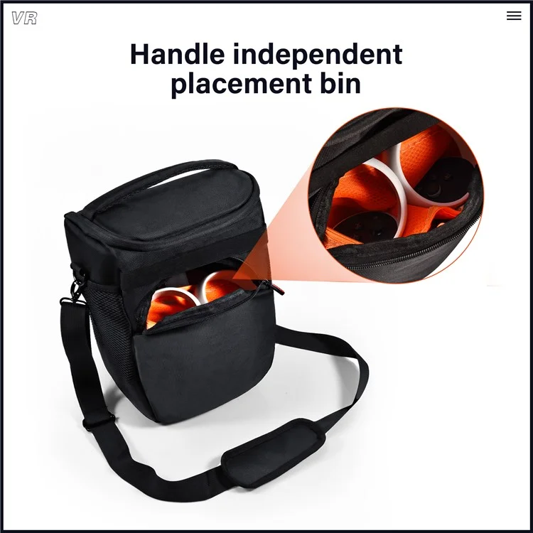 Startrc Games Handheld Game Console Traging Bag PU Leder Crossbody Reisetasche - Schwarz