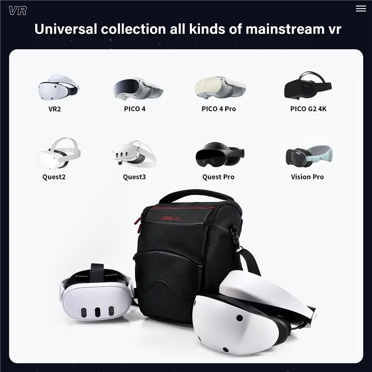 Startrc Games Handheld Game Console Traging Bag PU Leder Crossbody Reisetasche - Schwarz
