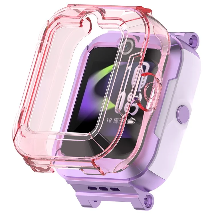 Für Huawei Kinder-Smartwatch 5X / 5 / 5 Pro / 5 Vitality Edition Uhrengehäuse TPU Schutzhülle - Transparentes Pink