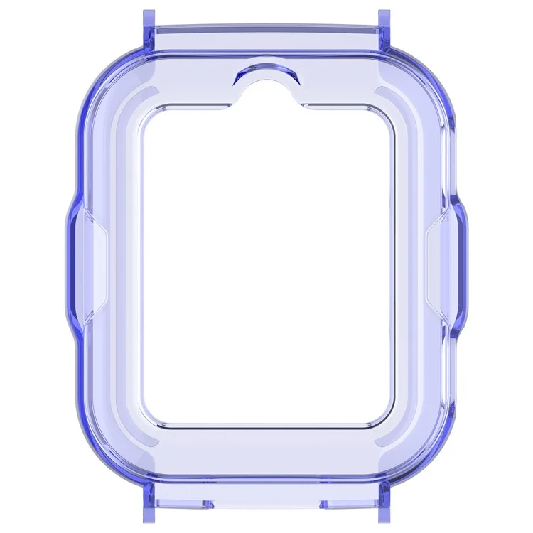 Para Huawei Children's Watch 4 Pro Watch Case Half-Cover Cubierta Protectora TPU - Azul Transparente
