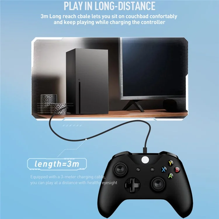 DATA FROG 4-in-1 Trigger A / B for Xbox One S X / Xbox Series S X Game Controller with Data Cable Set
