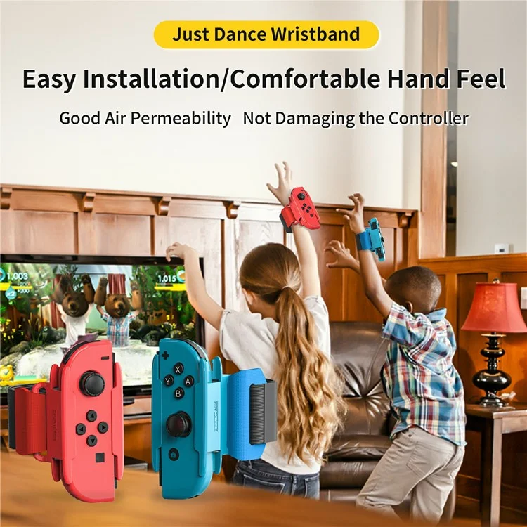 STARTRC GAMES 1 Paar Joystick-Gamepad-Beinriemen für Nintendo Switch-Videospiele
