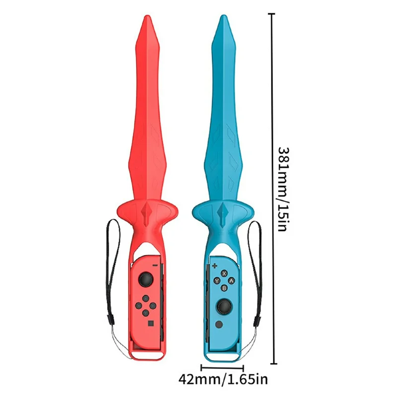 STARTRC GAMES 1 Juego de Pares Empuñadura del Juego de Espadas con Correa para la Muñeca para Nintendo Switch Sports Games