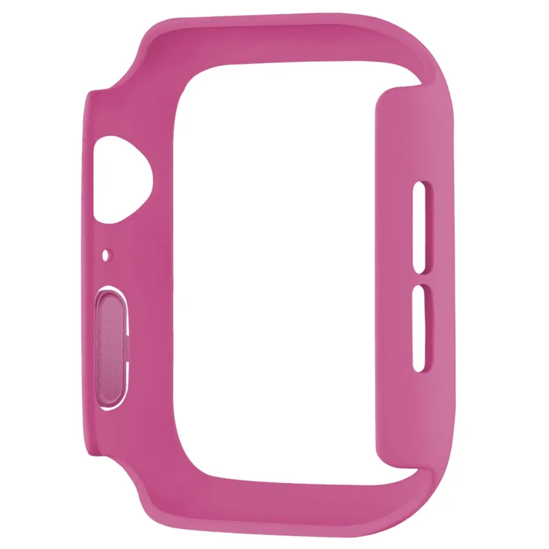 For Apple Watch Series 11 / 10 46mm Case Rubberized Hard PC Half Cover Watch Frame - Rose