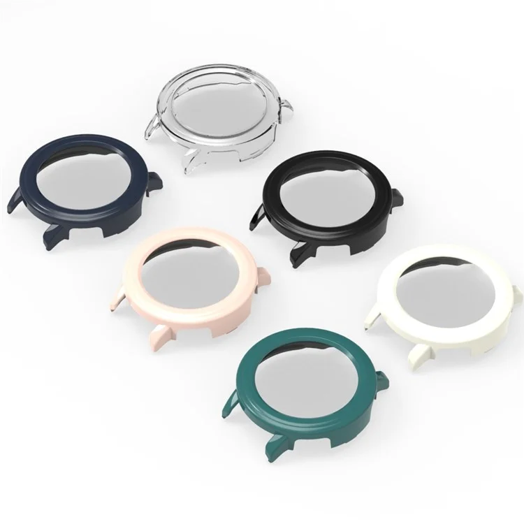 Pour Huawei Watch GT 5 Pro 42mm Boîtier de montre Étui dur en PC avec film de protection d'écran en verre trempé - Transparent