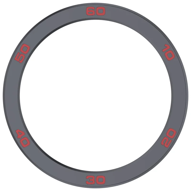 Bisel de reloj Pro 2 CMF Watch For Nothing con película de pantalla y cubierta de anillo de metal - Gris / Rojo