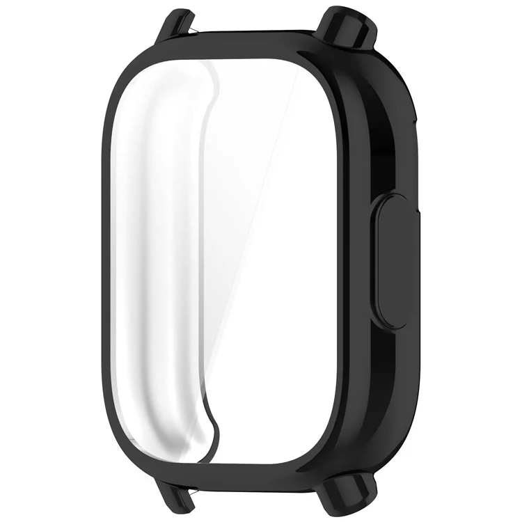 Per Xiaomi Redmi Watch 5 Lite Case Elettroplaccatura Soft TPU Protective Watch Frame Cover - Nero