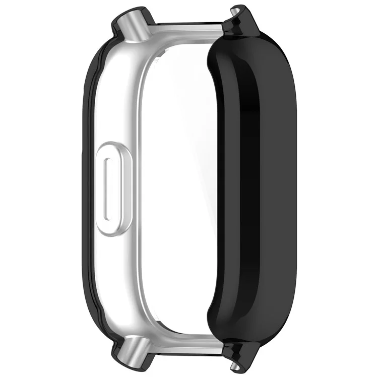 Per Xiaomi Redmi Watch 5 Lite Case Elettroplaccatura Soft TPU Protective Watch Frame Cover - Nero