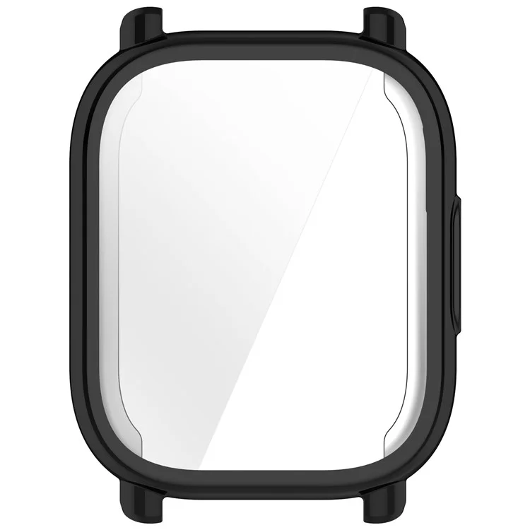 Per Xiaomi Redmi Watch 5 Lite Case Elettroplaccatura Soft TPU Protective Watch Frame Cover - Nero