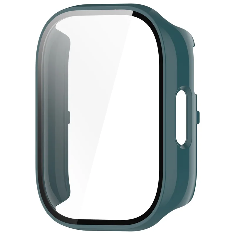 For Xiaomi Redmi Watch 5 Active Case Protective Hard PC Watch Cover with Tempered Glass Film - Green