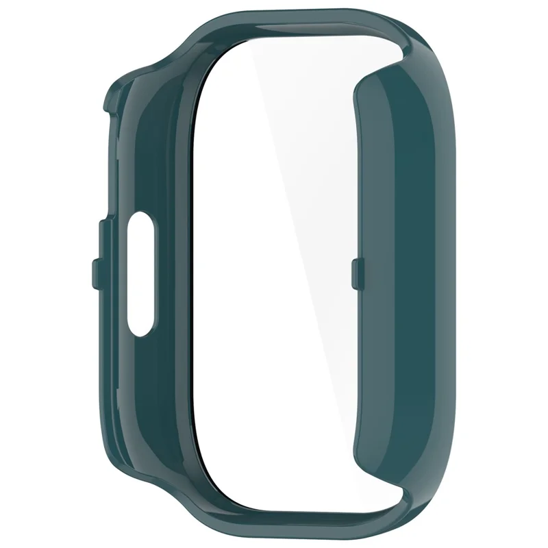 For Xiaomi Redmi Watch 5 Lite Watch Case Protective Hard PC Cover with Tempered Glass Film - Green