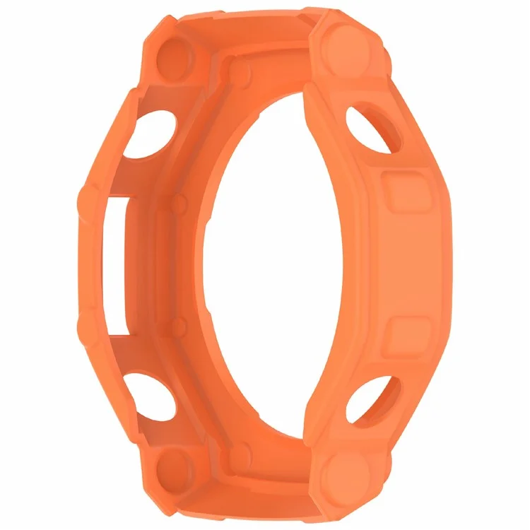 Для Huami Amazfit T-Rex 3 TPU Watch Case Anti-Scratch Hollow Watch Frame Cover - Orange