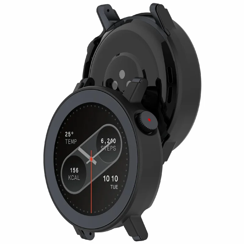 For Nothing CMF Watch Pro 2 Hard PC Case Anti-Scratch Hollow Watch Frame Cover - Black