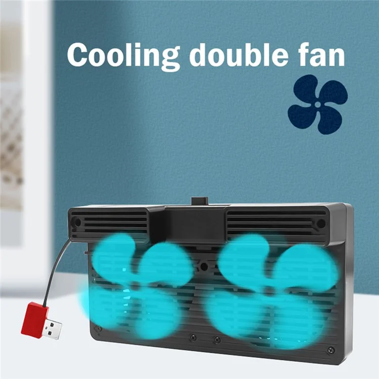 DATA FROG Game Console Radiator Base with Dual Cooling Fans for Nintendo Switch  /  Switch Lite Console