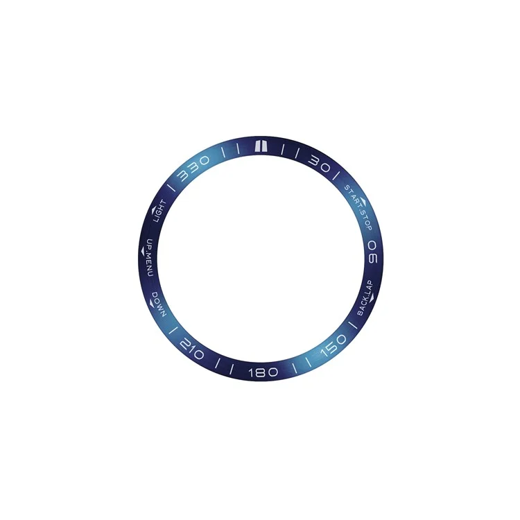 For Garmin Fenix 8 51mm Bezel Ring Metal Bezel Styling Watch Dial Circle - Blue / White Letter