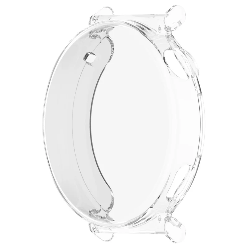 For Huawei Watch GT 5 Pro 42mm Watch Case Full Coverage Flexible TPU Protective Cover, Transparent