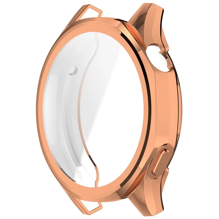 For Huawei Watch GT 5 46mm Watch Case Full Coverage Flexible TPU Electroplating Cover - Rose Gold