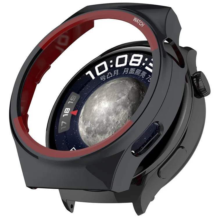 Pour Huawei Watch 4 Coque de montre anti-chocs et anti-rayures en PC dur, Noir
