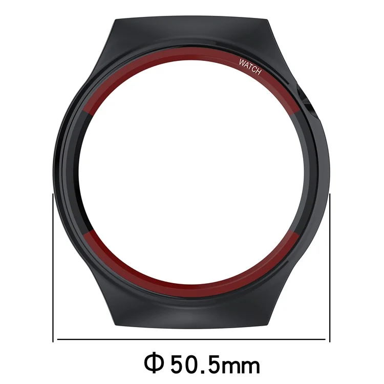 Pour Huawei Watch 4 Coque de montre anti-chocs et anti-rayures en PC dur, Noir