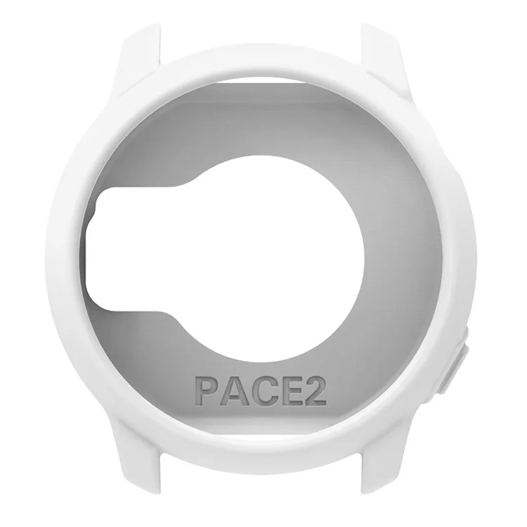 Para Capa de Relógio Coros Pace 2, Capa Protetora Macia de Silicone À Prova de Choque - Branca