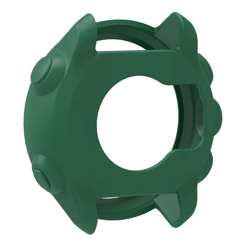 For Garmin Forerunner 245 Music / Forerunner 245 Watch Case Soft Silicone Protective Cover - Army Green