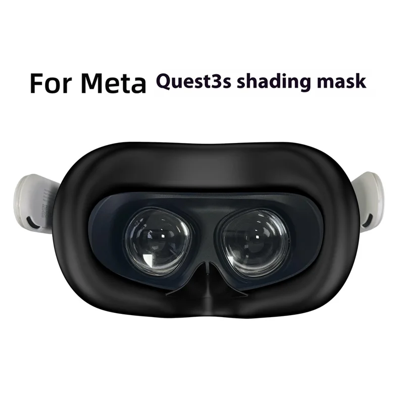 For Meta Quest 3S VR Headset Silicone Visor and Lens Protection Cover Set - Blue
