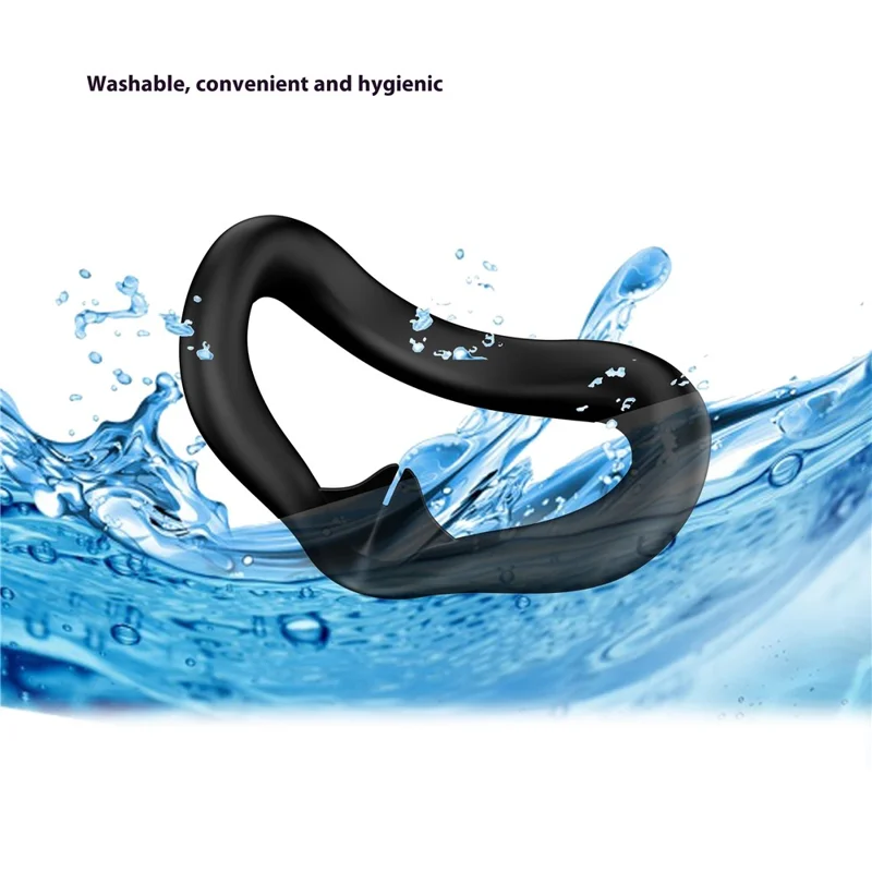 For Meta Quest 3S VR Headset Silicone Visor and Lens Protection Cover Set - Blue