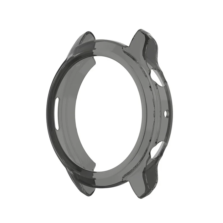 Capa de proteção Smart Watch TPU de cobertura parcial para TicWatch Pro 3/TicWatch Pro X - Preto transparente