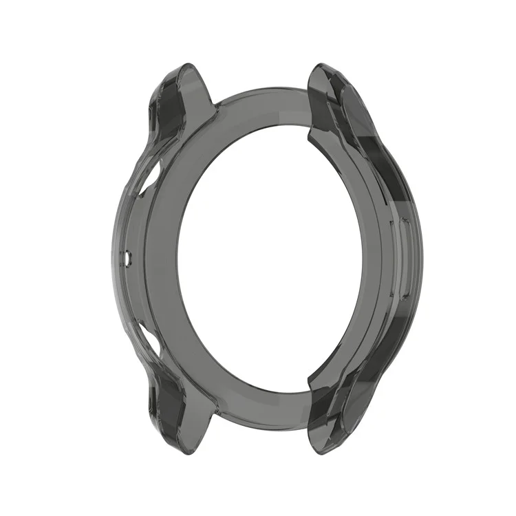 Capa de proteção Smart Watch TPU de cobertura parcial para TicWatch Pro 3/TicWatch Pro X - Preto transparente