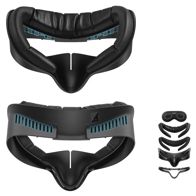 AMVR Q3SFC1 For Meta Quest 3S VR Facial Interface Face Cushion Cover Replacement - Wide Version