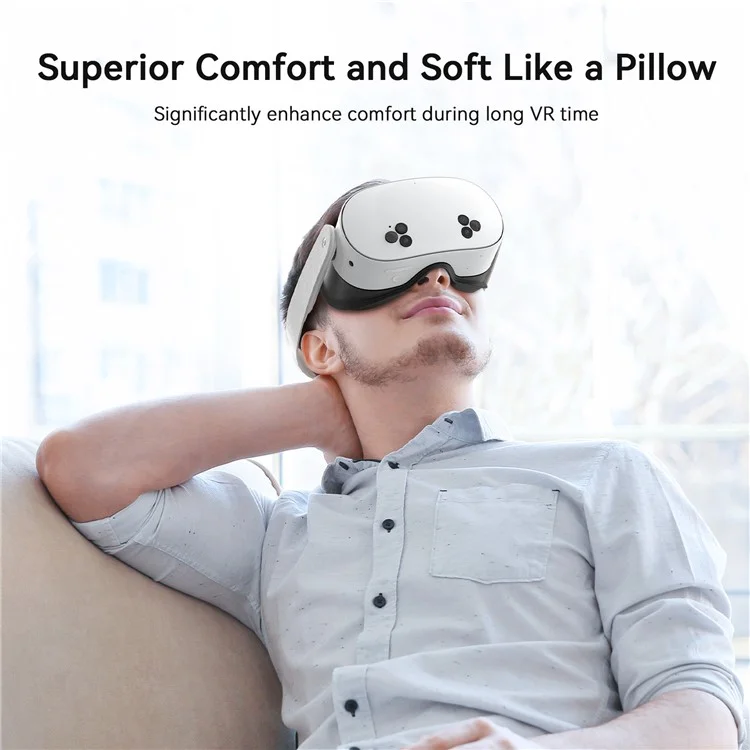 AMVR Q3SFC1 For Meta Quest 3S VR Facial Interface Face Cushion Cover Replacement - Wide Version