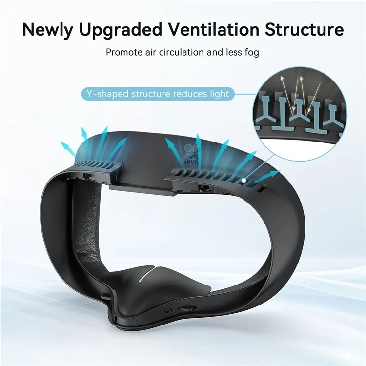AMVR Q3SFC1 For Meta Quest 3S VR Facial Interface Face Cushion Cover Replacement - Wide Version