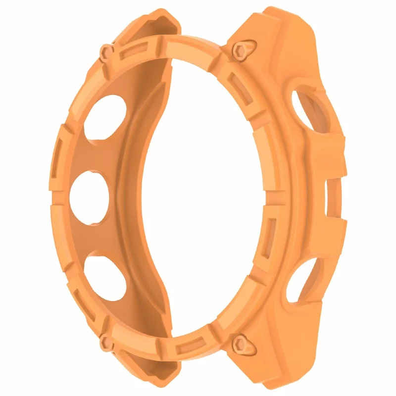 For Garmin Enduro 3 TPU Watch Case Anti-Scratch Hollow Watch Frame Cover - Orange
