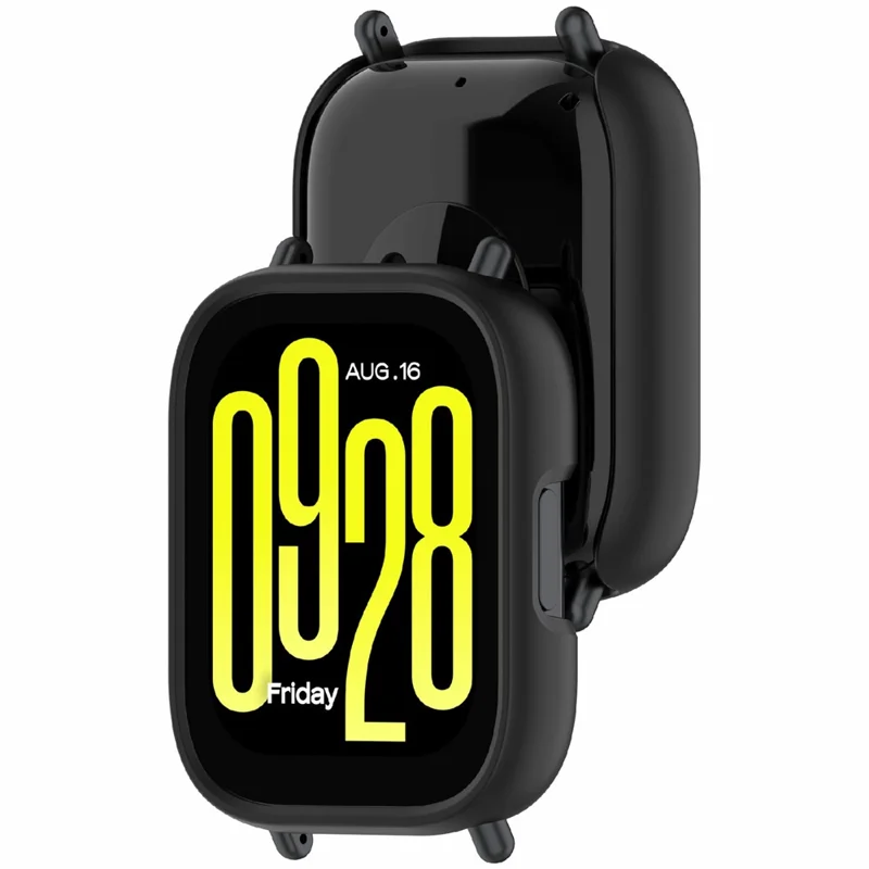 Pour Xiaomi Redmi Watch 5 Lite Étui de protection Hollow-Out PC Watch Frame Case - Noir