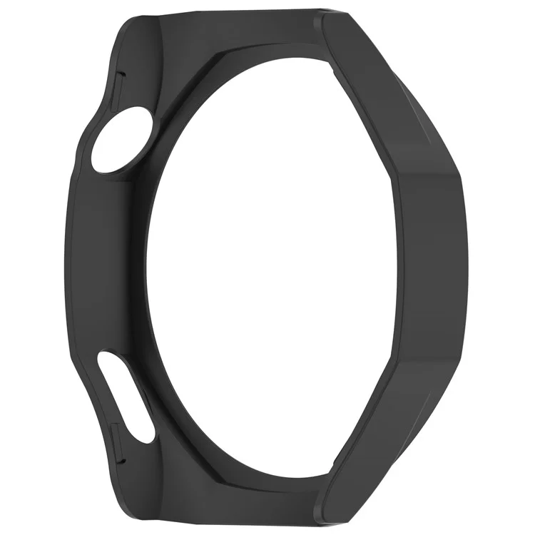 Pour Huawei Watch GT 5 Pro 46mm Étui de protection à motif ajouré en PC - Noir