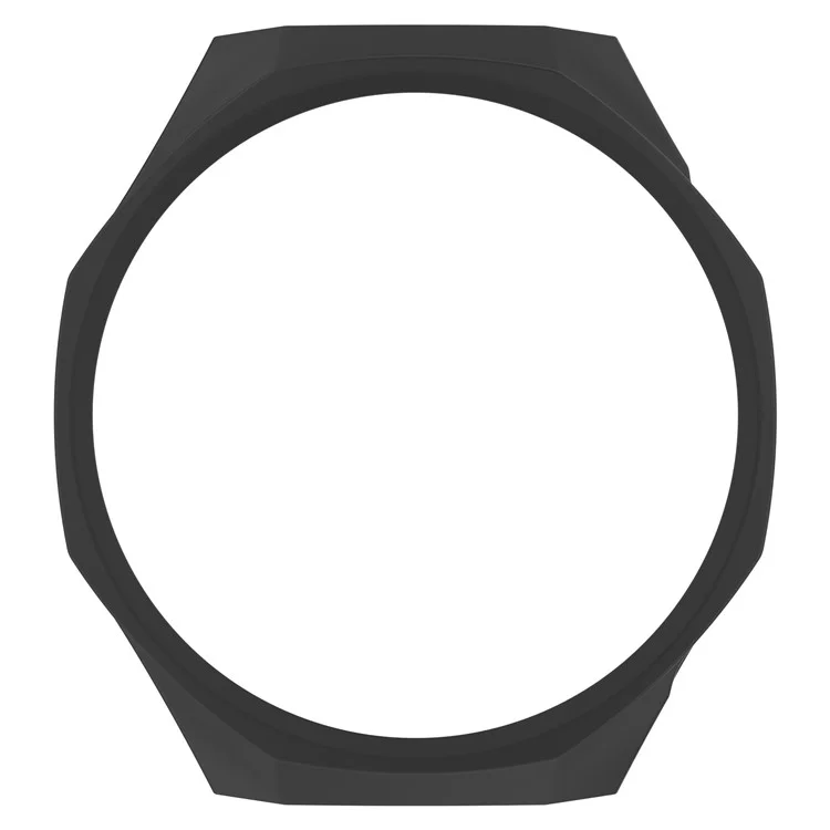 Pour Huawei Watch GT 5 Pro 46mm Étui de protection à motif ajouré en PC - Noir