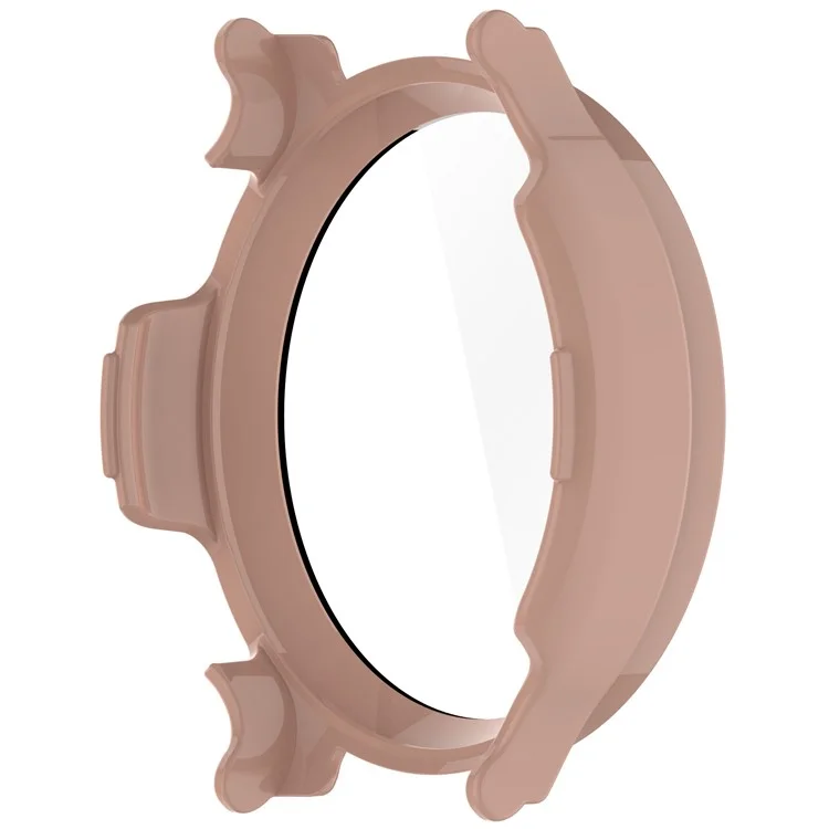 Pour Garmin Lily 2 Active Watch Case Protective Hard PC Cover avec Film en Verre Trempé - Rose