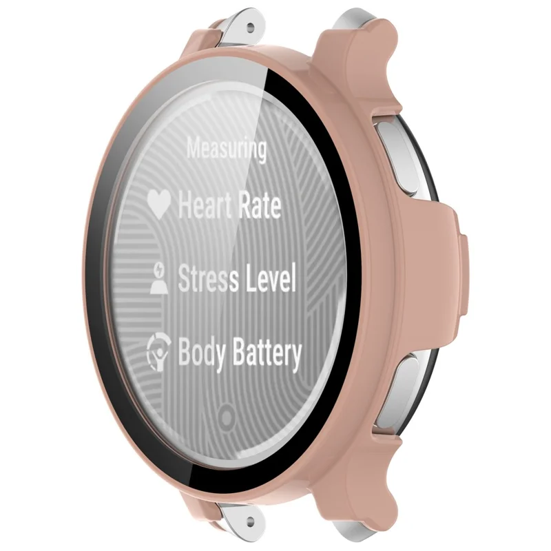 For Garmin Lily 2 Active / Lily 2 Protective Case PC Watch Cover with Screen Film - Pink