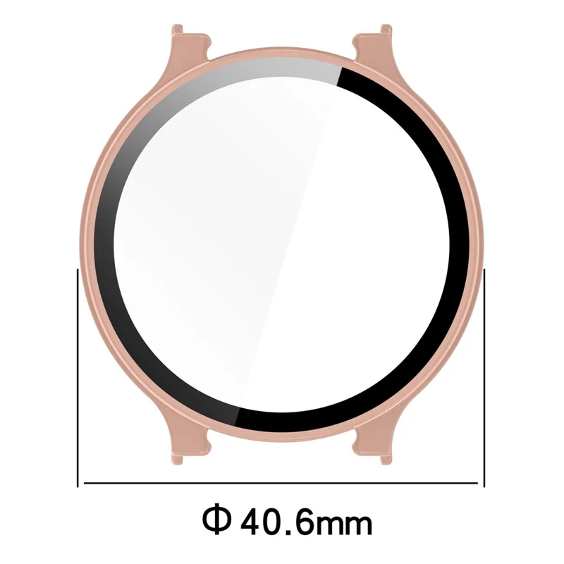 For Garmin Lily 2 Active / Lily 2 Protective Case PC Watch Cover with Screen Film - Pink