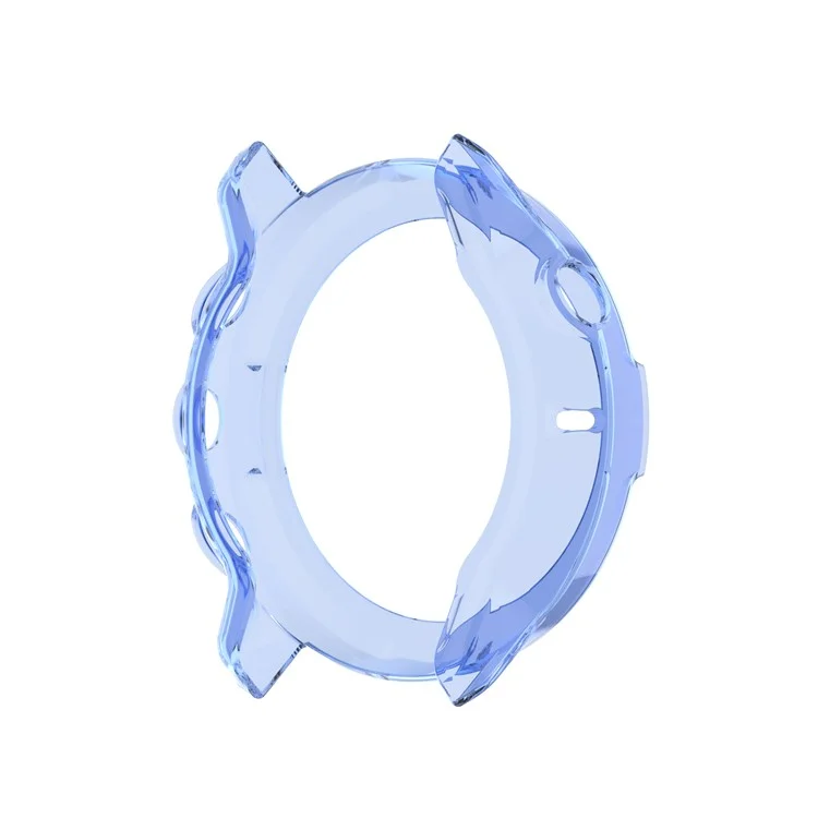 Soft TPU Smart Watch Protective Half Coverage Hollow Cover for Suunto 7 - Blue